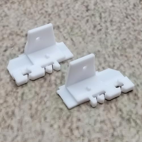 ULEIVA Replacement End Cap 2 Pieces White Compatible with Velux Rollo 948595 DKL DG DJ RFL (White)