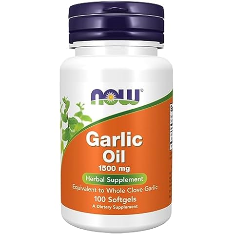 Now Foods Garlic Oil Softgels, 1500mg Cover