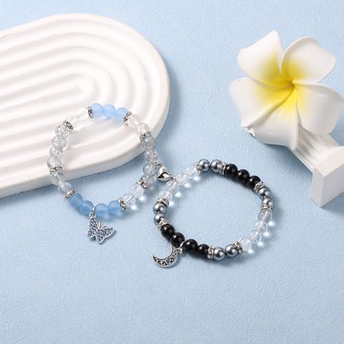 BOXOB-2pcs-Couple-Bracelets-Magnetic-Butterfly-And-Moon-Matching-Bracelets-Mutual-Attraction-Valentine-Relationship-Love-Heart-Bracelets-Friend-Jewelry-Gift-for-Women-Men