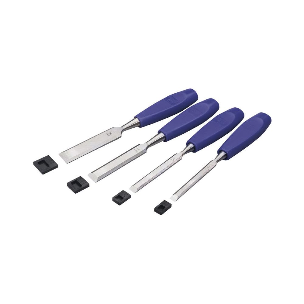 Draper 69619 Bevel Edge Wood Chisel Set (4 Piece)