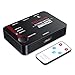 Produktbild TESmart 3x1 HDMI Switch 3 In 1 Out Unterstützt 4K@30Hz, Full HD 1080P, 3D mit IR-Fernbedienung & ARC Kompatibel mit Xbox, PS3/4, Switch, Wii, Blu-ray-Player, Set-Top-Boxen, Fire Stick - Mattschwarz