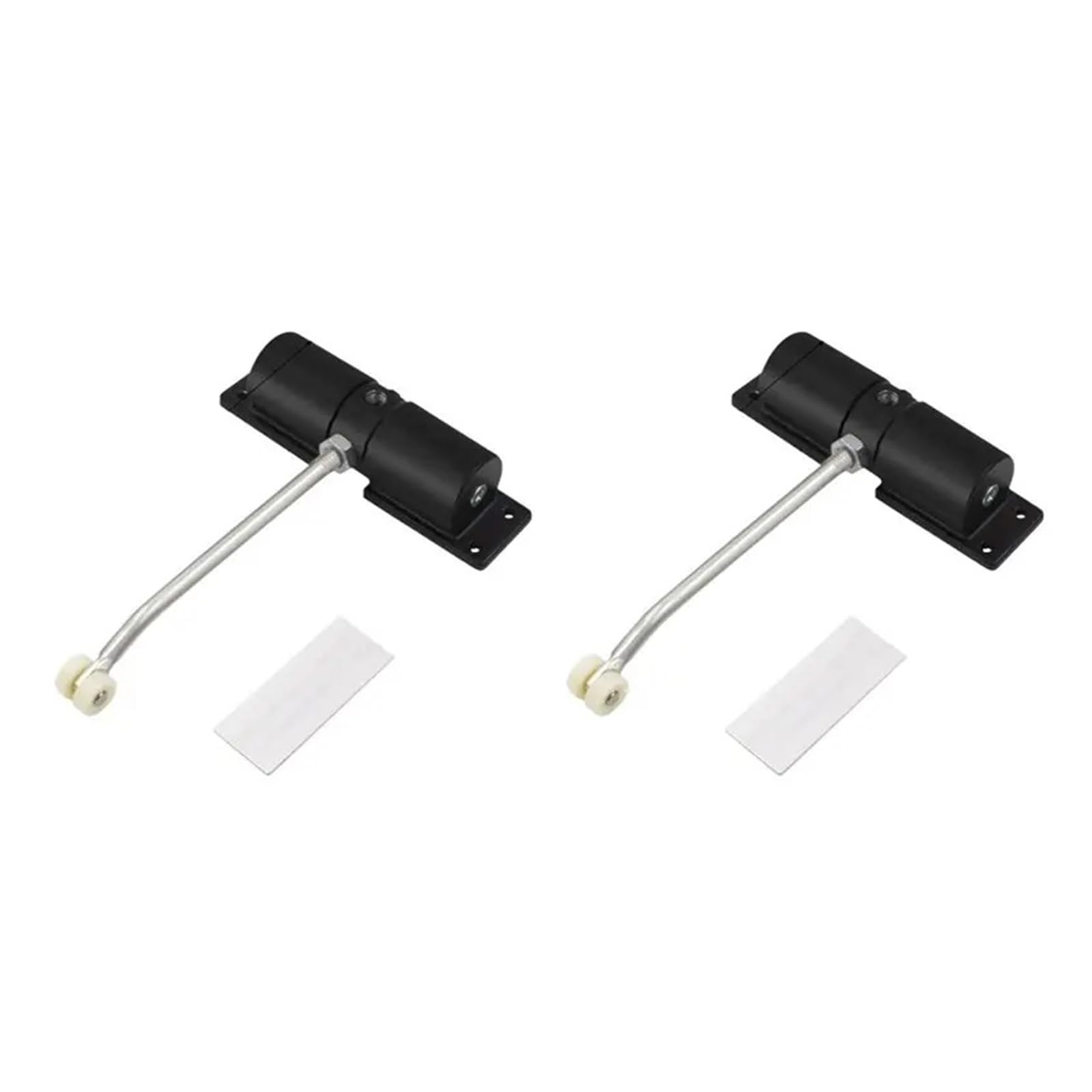 2-Pack 180° Adjustable Heavy-Duty Spring Door Closers – Silent Automatic Closing for Hinged Doors