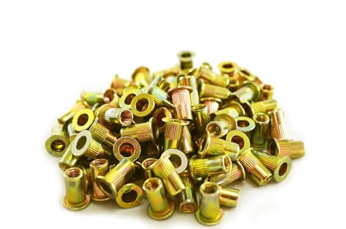 Astro Pneumatic Tool RN5M 100-Piece M5 5mm Steel Rivet Nuts
