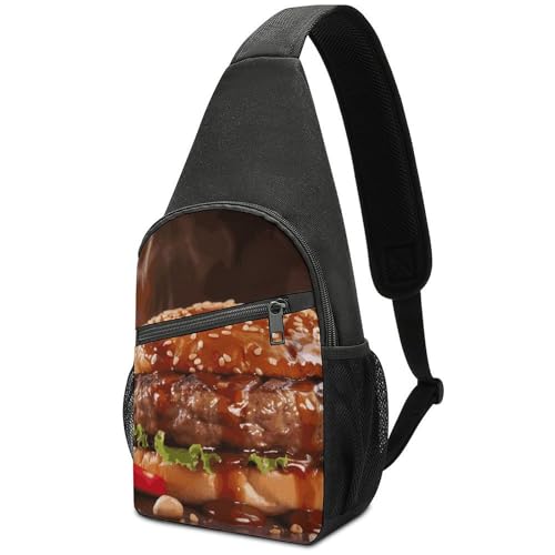Bolso tipo bandolera casual para viaje y senderismo unisex miniatura 1