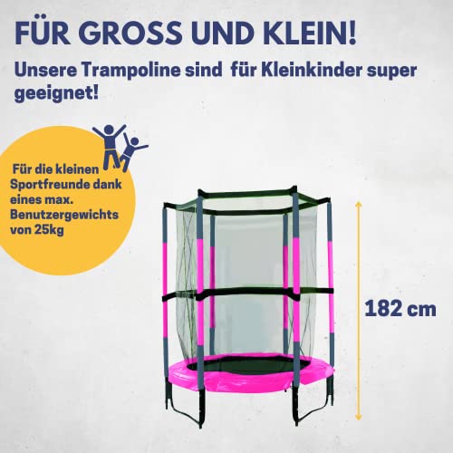 Best Sporting Indoor Trampolin Kids I Trampolin Indoor Kinder mit Ø 140 cm I hochwertiges Indoor Trampolin Kinder in… – Bild 5