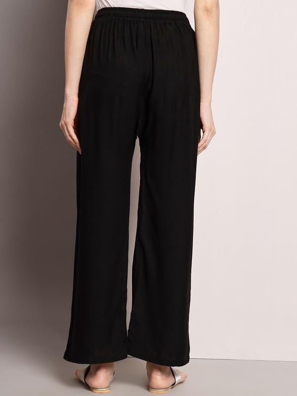 Image of Soft Colors Women Regular Fit Pocket Palazzo
