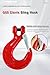 10Ft Adjustable Chain Sling 6613 lbs Load Lifting Chains 5/16 Inch Chain Slings for Lifting 2 Legs Heavy Duty Lifting Chains with Adjustable Hooks for Industrial Engine Hoist【3ton】