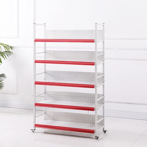 Organizador de refrigerios y canasta de frutas con ganchos para tienda minorista