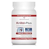 Netzeband Krill Öl 90 Kapseln Premium Krillöl Omega 3,6,9 und Astaxanthin Höchstwerte