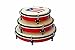 DP Music Set de Panderos - Pleneras PVC Drums with Puerto Rico Flag - Nylon Carrying Case Included (DP-PLENERA-S)