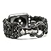 FIRELINE Apple Watch Band 42mm Replacement Paracord Watch Band with Rugged Outdoor Survival Stainless Steel Shackle and 550 Paracord