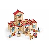 Jeujura - Le Château Fort - 300 Pièces - Jeux de Construction dans sa valise...