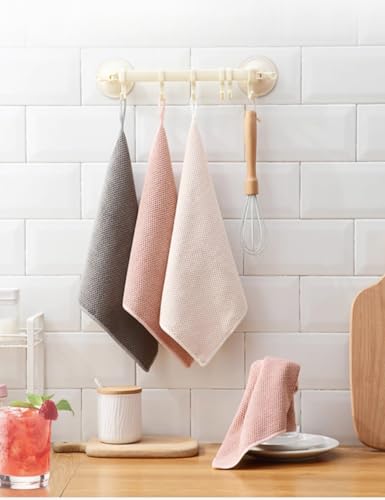 Casabliss Microfaser Putztüche 6 Stück - Super Saugfähig & Streifenfrei Reinigungstücher für Küche, Auto, Fenster – Spülmaschinenfest & Kratzfrei 30 * 40cm - 3Farben Mikrofaser Putztücher