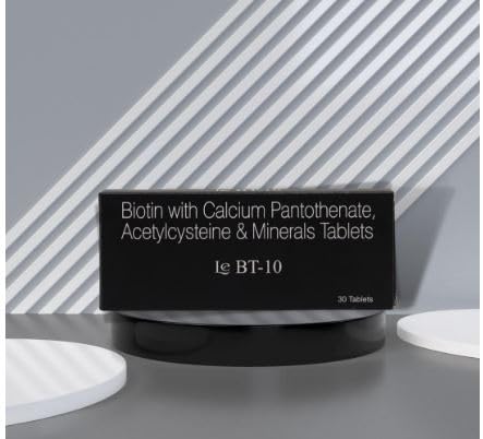 LESOIR Biotin With Calcium Pantothenate Acetylcysteine & Mineral Tablets For Hair Growth, Hair Fall Control (B0CKW8VTKR) Amazon Price History, Amazon Price Tracker
