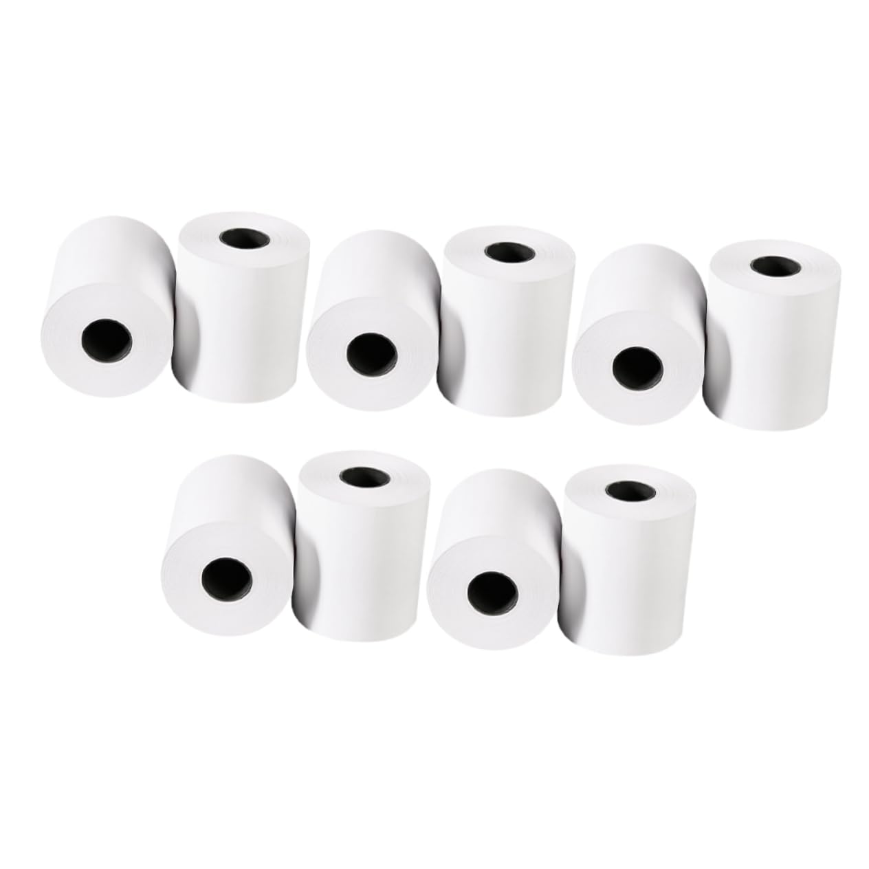 Happyyami 10 Rollos De Papel Térmico Para Recibos, Etiquetas De Repuesto Para Caja Registradora, Para Comida Para Llevar En Supermercados.