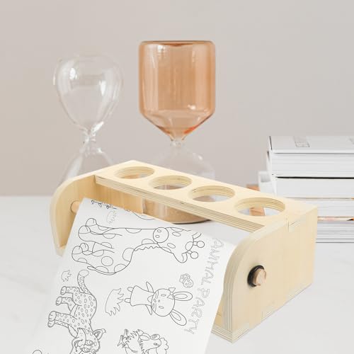 Caballete de madera con diseño simple y funcional para pintura en escritorio compacto 7