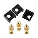 SODIAL 3D Impresora Bloque Calentador Cubierta De Silicona Hotend Mk7 / Mk8 / Mk9 para Ender 3, Ender 3 Pro, Cr-10,10S, S4, S5 Anet A8 Y Extrusora Boquilla 0.4Mm Cabeza De Impresion