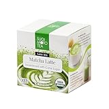 SUGIMOTO TEA Japanese Organic Matcha Latte Blend Mix 4.23 oz (120 g) Sweetened Green Tea Matcha Latte Powder