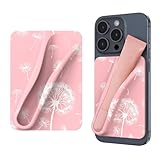 DOB SECHS Silicone Lip Holder Compatible with Rhode, Lipstick Lip Sleeve for Cell Phone Case Back Stick On for iPhone and Android Phones, Pink, Dandelion