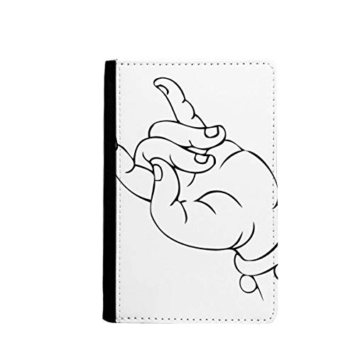 Étui portefeuille passeport motif main bouddhisme pour vos voyages et vacances
