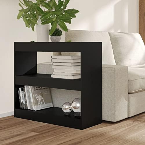 Susany Book Cabinet Room Divider Bookcase Room Partition Storage Unit Display Shelf Home Living Room FurnitureConcrete Grey 60x30x72 cm