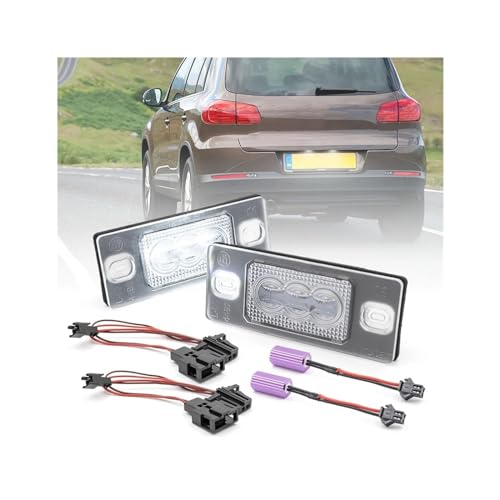 Luces matrícula LED para Cayenne 2002-2010 plafón blanco xenón 2