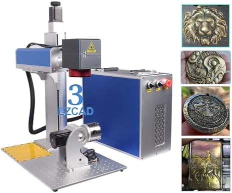2.5D 60W/100W/200W/300W JPT MOPA Laser Machine Relief Deep Engraving Machine EZCAD3.0 Software Fiber Laser Marking Cutting Machine for All Metal (2.5D 100W)