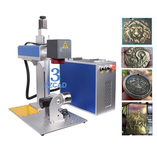 2.5D 60W/100W/200W/300W JPT MOPA Laser Machine Relief Deep Engraving Machine EZCAD3.0 Software Fiber Laser Marking Cutting Machine for All Metal (2.5D 60W)
