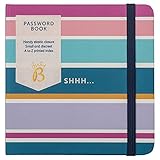 BusyB B Passwortbuch - A-Z Registerkarten-Notizbuch für Internet-Anmeldeinformationen, 3400