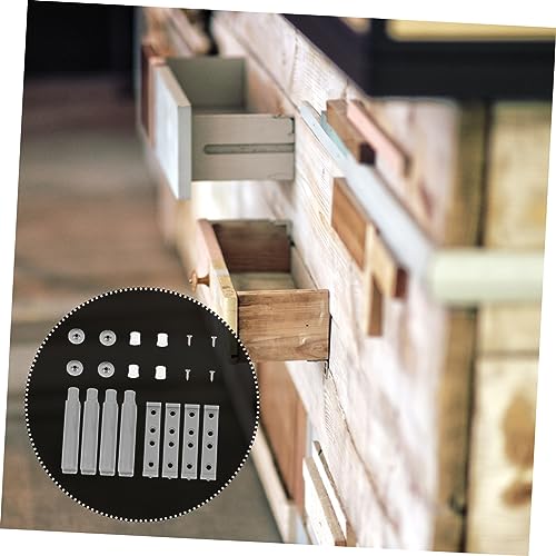 Loquet magnétique pour porte de placard en ABS gris avec butée robuste - 6