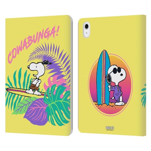 Funda iPad Air 2022 Peanuts Snoopy Carcasa Tipo Libro para Viajes y Oficina