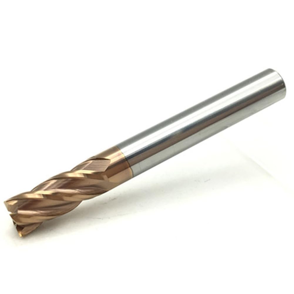 20 Piezas 6 mm 4 Flauta Fresas de Metal Duro Fresadora CNC Fresado Ranurado Perfilado Fresado Frontal Brocas Espirales