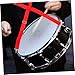 Generic Adjustable Red Double Shoulder Snare Drum Strap Military Drum Sling Belt for Marching Bands Comfortable Support Accessory