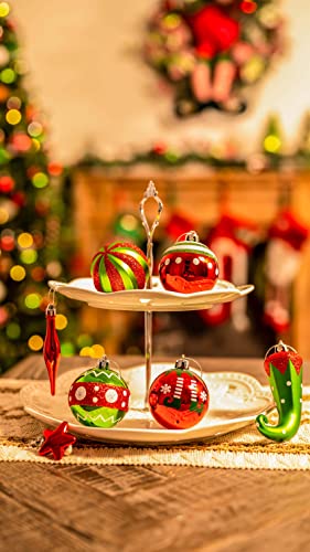 Victor's Workshop Weihnachtskugeln 70tlg. Kunststoff Christbaumkugeln Weihnachtsdeko Weihnachtsbaum Dekoration Set Plastik Weihnachten Deko… – Ansicht 2