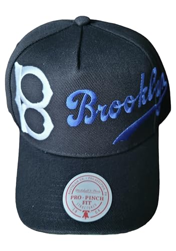 Gorra Snapback Mitchell & Ness Brooklyn Dodgers Negra miniatura 4