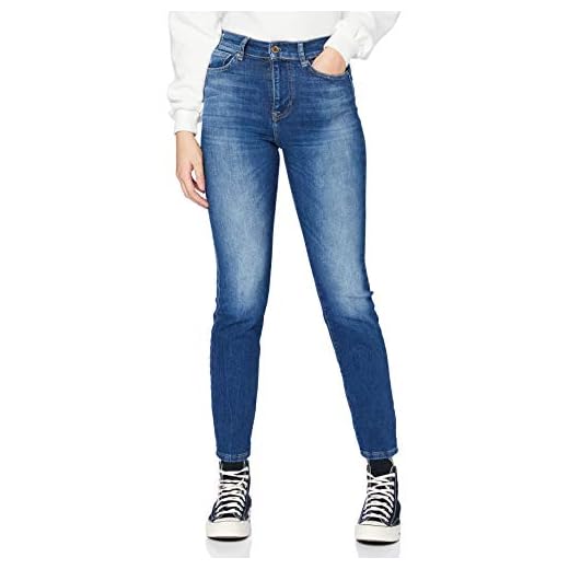ONLY Dam Onlisabel Life Hw Slim DNM Rea Jeans
