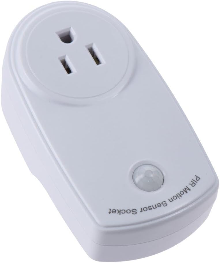 Motion Sensor Switch, Motion Sensor Light Socket Human Infrared Induction Outlet and American Standard Plug Motion Sensor Switch, Motion Sensor Light Socket Human Infrared Induction Outlet and American Standard Plug