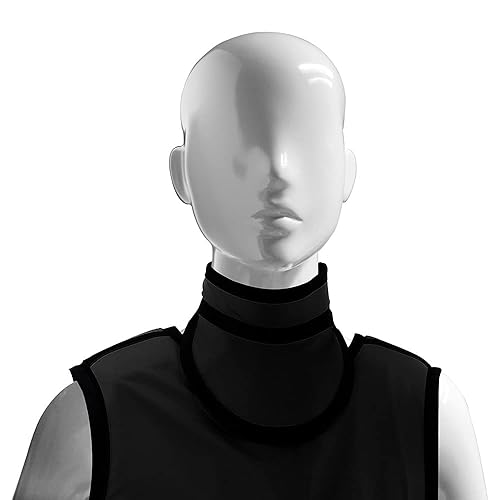 Miniatura 5 de Escudo tiroideovisera de cuello Diseño cómodo Protección ligera de rayos X 0.020 in PB (azul marino)