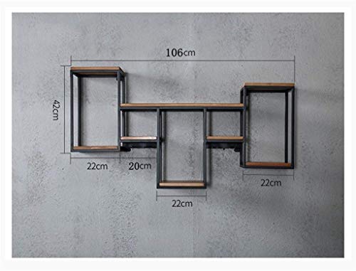 Étagère cube murale pour optimiser le rangement des bouteilles et verres de bar