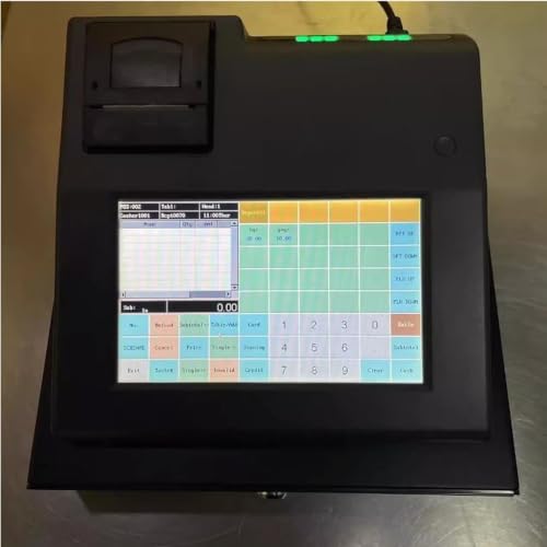 Caja registradora electrónica táctil con software POS e impresora térmica de 58 mm 2