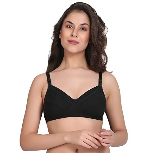 Image of Women's Cotton And Hosiery Non-Padded Wire Free Maternity Bra