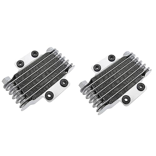 Refroidisseur moteur de moto en aluminium argent pour stopper la surchauffe des ATV 250cc