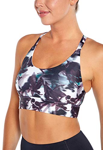 Marika Women's Kai Low Impact Sports Bra, Dark Spot Floral, Medium