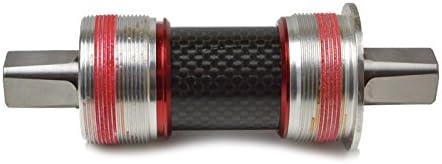 OMNI Racer Worlds LIGHTEST Titanium JIS Square Taper Bottom Bracket: English 68mm- Lengths: 103-127mm