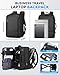 Fenree.geer Travel Backpack for Men, Flight Approved Carry On Luggage Backpack with USB Port, Water Resistant Expandable Computer Daypack, 17.3 Inch Black Business Laptop Backpack for College/Work