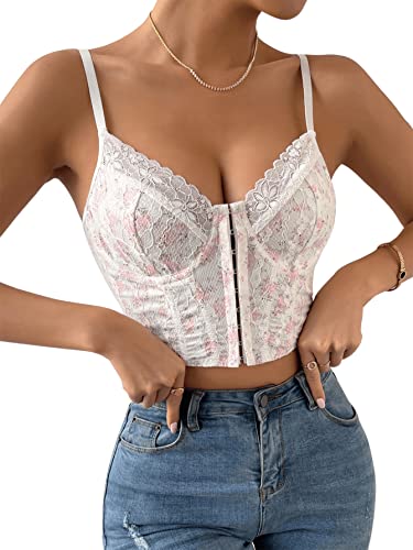 Image of SweatyRocks Women's Adjustable Drawstring String Long Bell Sleeve Rib Knit Sexy Crop Top