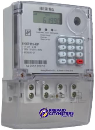HEXING Single Phase - Sungle Phase Intgrated Prepaid - HXE115-KP (80A)