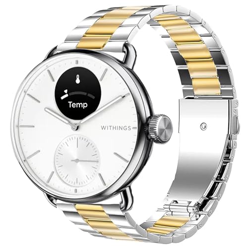 Bracelet montre Withings en acier pour un style élégant au bureau