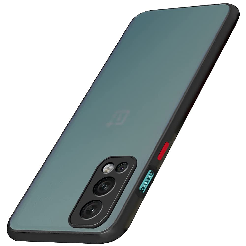 TheGiftKart Hybrid Back Cover Case for OnePlus Nord 2 5G / OnePlus Nord 2 5G Pac-Man Edition | Smoked Matte Back | 360 Degree Protection | Protective Hard Back Cover Case (PC & TPU, Black Bumper) (B09B3CLD9X) Amazon Price History, Amazon Price Tracker