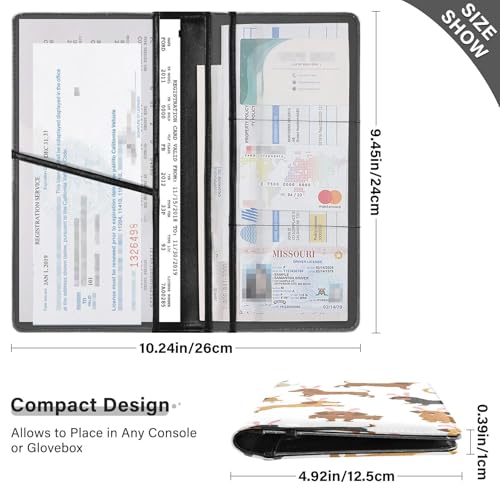 Organizador De Documentos De Cuero Slim miniatura 3